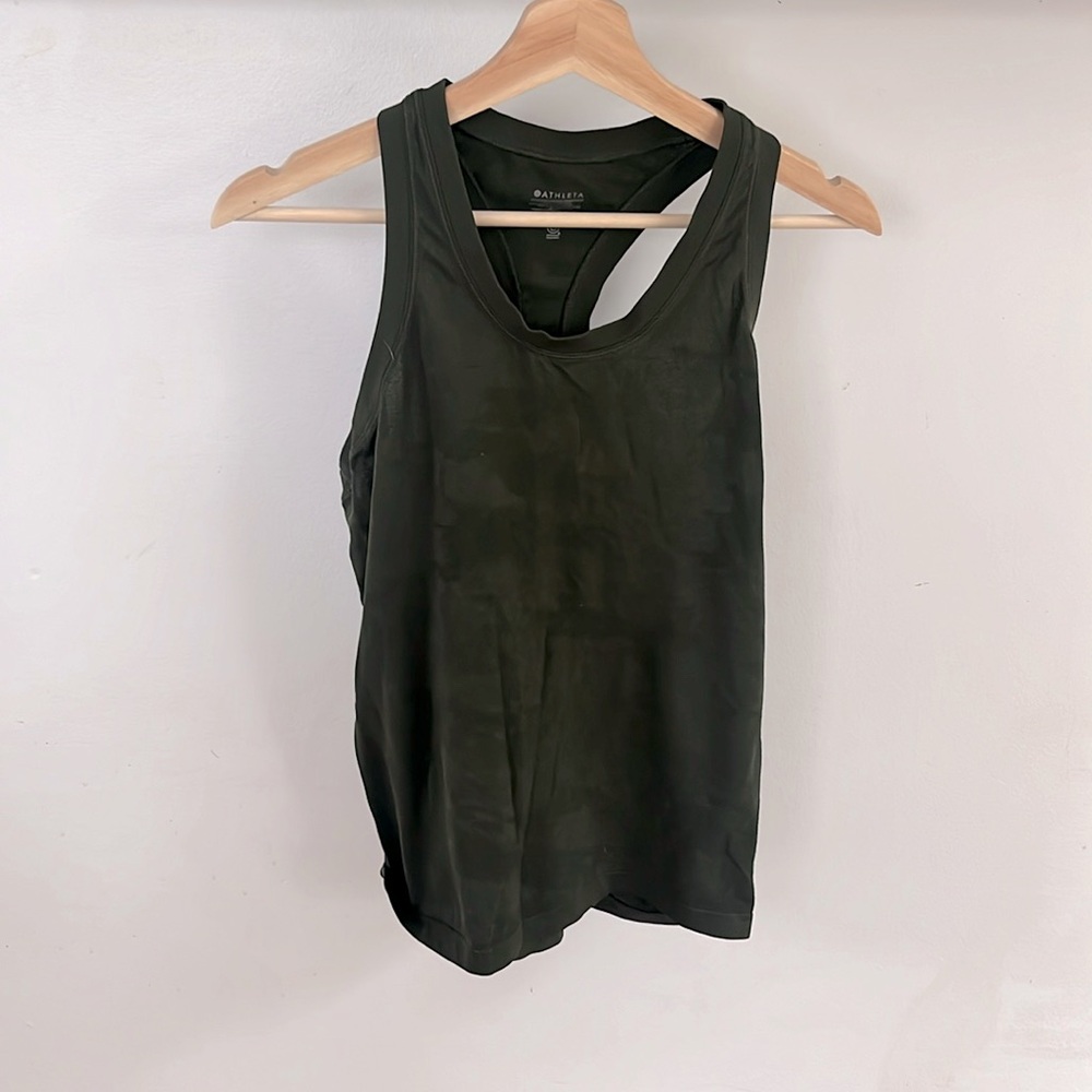 Athleta Women's Navy Racerback Tank Athletic Top M RN 54023.